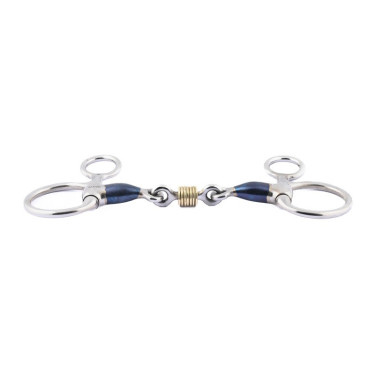 Filet baucher Jump'In doppia rottura Blue Steel con anelli in rame