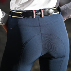 Pantaloni da equitazione Jump'In Junior ragazza Luna Marina Blu marino