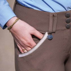 Pantaloni da equitazione Jump'In donna Sofia Greggio Beige Pantaloni da equitazione Jump'In donna Sofia Greggio Beige