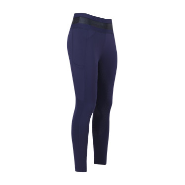 Leggings da equitazione Euro-Star Ares FullGrip Marina Blu marino
