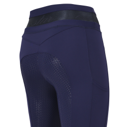 Leggings da equitazione Euro-Star Ares FullGrip Marina Blu marino