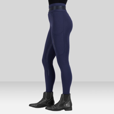 Leggings da equitazione Euro-Star Ares FullGrip Marina Blu marino
