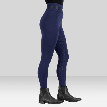 Leggings da equitazione Euro-Star Ares FullGrip Marina Blu marino