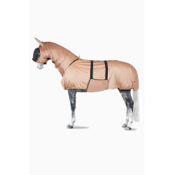 Combo maschera e copricollo anti-eczema Horze Marrone chiaro Combo maschera e copricollo anti-eczema Horze Marrone chiaro