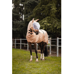 Combo maschera e copricollo anti-eczema Horze Marrone chiaro Combo maschera e copricollo anti-eczema Horze Marrone chiaro