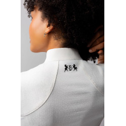 Camicia da concorso B Vertigo Liv scintillante donna Bianco brillante