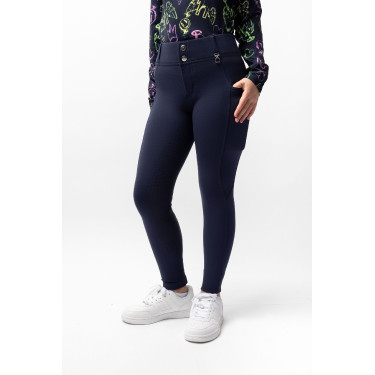 Pantaloni da equitazione Horze Mira bambino con fondo integrale Pantaloni da equitazione Horze Mira bambino con fondo integrale