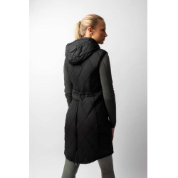 Gilet lungo senza maniche da donna B Vertigo Agnetha Bellezza nera Nero