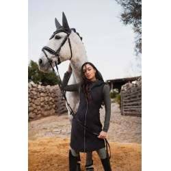 Gilet lungo senza maniche da donna B Vertigo Agnetha Bellezza nera Nero