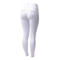 Leggings ibridi da donna Horze Anya fullgrip Bianco brillante Leggings ibridi da donna Horze Anya fullgrip Bianco brillante