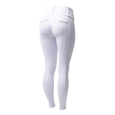 Leggings ibridi da donna Horze Anya fullgrip Bianco brillante Leggings ibridi da donna Horze Anya fullgrip Bianco brillante
