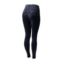 Leggings ibridi da donna Horze Anya fullgrip Blu marino scuro