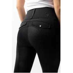 Leggings ibridi da donna Horze Anya fullgrip Nero