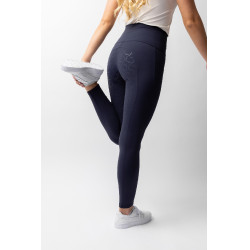 Leggings a vita alta con fondo in silicone integrale Gillian Horze donna Apertura Blu marino Leggings a vita alta con fondo in silicone integrale Gillian Horze donna Apertura Blu marino