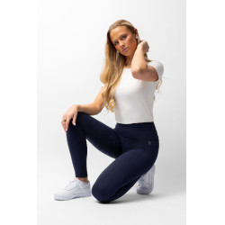 Leggings a vita alta con fondo in silicone integrale Gillian Horze donna Apertura Blu marino Leggings a vita alta con fondo in silicone integrale Gillian Horze donna Apertura Blu marino