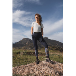 Leggings a vita alta con fondo in silicone integrale Gillian Horze donna Apertura Blu marino Leggings a vita alta con fondo in silicone integrale Gillian Horze donna Apertura Blu marino
