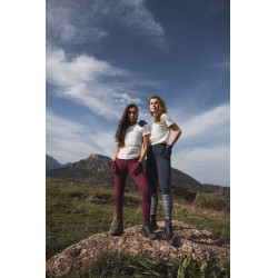 Leggings a vita alta con fondo in silicone integrale Gillian Horze donna Apertura Blu marino Leggings a vita alta con fondo in silicone integrale Gillian Horze donna Apertura Blu marino