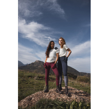 Leggings a vita alta con fondo in silicone integrale Gillian Horze donna Apertura Blu marino Leggings a vita alta con fondo in silicone integrale Gillian Horze donna Apertura Blu marino