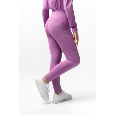 Leggings a copertura totale Gillian per bambini Horze Pensiero pallido Viola Leggings a copertura totale Gillian per bambini Horze Pensiero pallido Viola