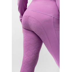 Leggings a copertura totale Gillian per bambini Horze Pensiero pallido Viola Leggings a copertura totale Gillian per bambini Horze Pensiero pallido Viola