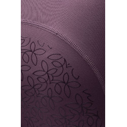 Leggings da equitazione per bambini Horze Dea Prugna nera Viola