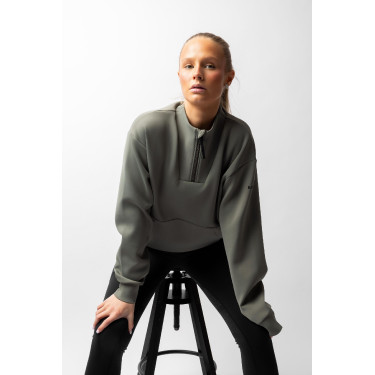 Felpa B Vertigo Lilou donna Basilico caldo Rosa