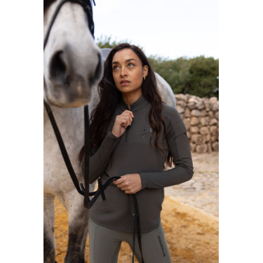 T-shirt da allenamento B Vertigo Odina da donna Chimera Grigio