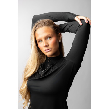 T-shirt da allenamento B Vertigo Odina da donna Bellezza nera Nero