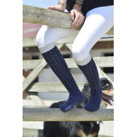 Calze Equithème Peas Blu navy Calze Equithème Peas Blu navy