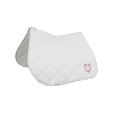 Sottosella da salto con logo multicolore GP Equestro Bianco / bianco / ballerina