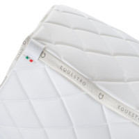 Sottosella da salto con logo multicolore GP Equestro Bianco / bianco / ballerina Sottosella da salto con logo multicolore GP Equestro Bianco / bianco / ballerina