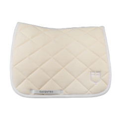 Sottosella da addestramento in tessuto tecnico con logo ricamato White Line Equestro Beige Sottosella da addestramento in tessuto tecnico con logo ricamato White Line Equestro Beige