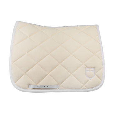 Sottosella da addestramento in tessuto tecnico con logo ricamato White Line Equestro Beige Sottosella da addestramento in tessuto tecnico con logo ricamato White Line Equestro Beige