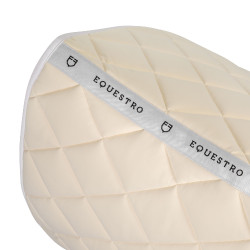 Sottosella da addestramento in tessuto tecnico con logo ricamato White Line Equestro Beige Sottosella da addestramento in tessuto tecnico con logo ricamato White Line Equestro Beige