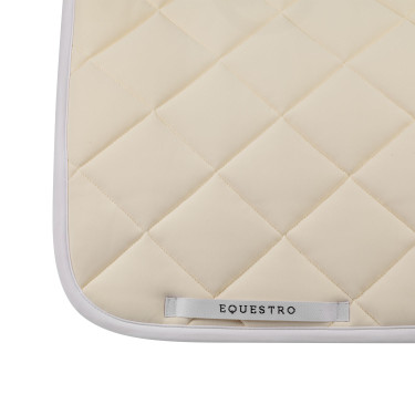 Sottosella da addestramento in tessuto tecnico con logo ricamato White Line Equestro Beige Sottosella da addestramento in tessuto tecnico con logo ricamato White Line Equestro Beige