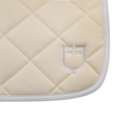 Sottosella da addestramento in tessuto tecnico con logo ricamato White Line Equestro Beige Sottosella da addestramento in tessuto tecnico con logo ricamato White Line Equestro Beige