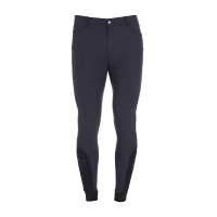 Pantaloni aderenti con grip integrale da uomo Aria Equestro Blazer marine Blu marino