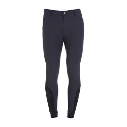 Pantaloni aderenti con grip integrale da uomo Aria Equestro Blazer marine Blu marino