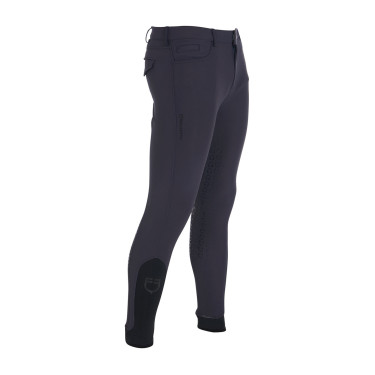 Pantaloni aderenti con grip integrale da uomo Aria Equestro Blazer marine Blu marino