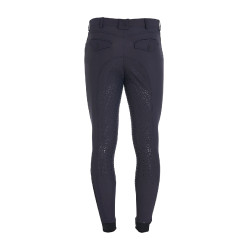 Pantaloni aderenti con grip integrale da uomo Aria Equestro Blazer marine Blu marino