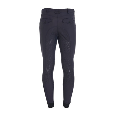 Pantaloni aderenti con grip integrale da uomo Aria Equestro Blazer marine Blu marino