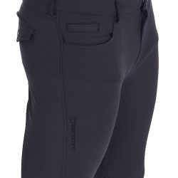 Pantaloni aderenti con grip integrale da uomo Aria Equestro Blazer marine Blu marino