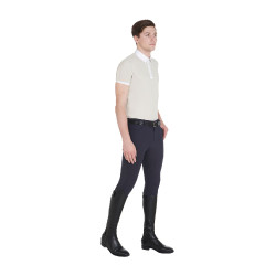 Pantaloni aderenti con grip integrale da uomo Aria Equestro Blazer marine Blu marino
