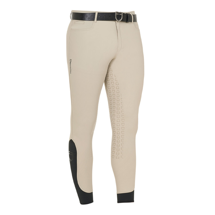 Pantaloni da uomo con grip completo in tessuto tecnico Equestro Pantaloni da uomo con grip completo in tessuto tecnico Equestro