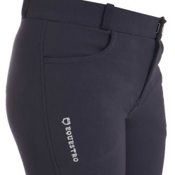Pantaloni da bambino in tessuto tecnico Equestro Blazer marine Blu marino