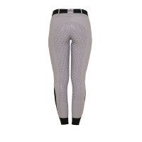 Pantaloni da donna con grip integrale Aria in tessuto tecnico Equestro Tan Oxford Rosa Pantaloni da donna con grip integrale Aria in tessuto tecnico Equestro Tan Oxford Rosa