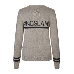 Maglione lavorato a maglia Kingsland KLNancy donna Beige mélange Maglione lavorato a maglia Kingsland KLNancy donna Beige mélange