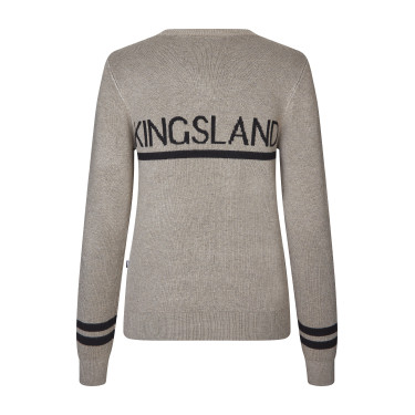 Maglione lavorato a maglia Kingsland KLNancy donna Beige mélange Maglione lavorato a maglia Kingsland KLNancy donna Beige mélange