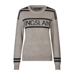 Maglione lavorato a maglia Kingsland KLNancy donna Beige mélange Maglione lavorato a maglia Kingsland KLNancy donna Beige mélange