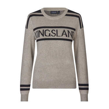 Maglione lavorato a maglia Kingsland KLNancy donna Beige mélange Maglione lavorato a maglia Kingsland KLNancy donna Beige mélange